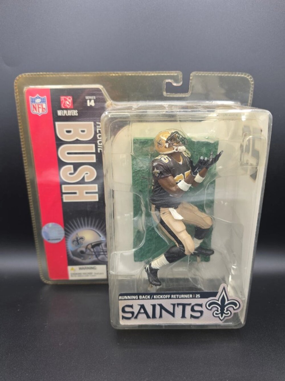 Reggie Bush #25-McFarlane NFL Series 14 New Orleans Saints